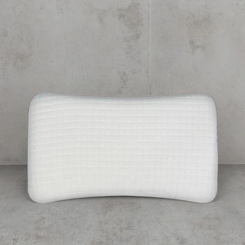 Royal Luxury Memory Foam Pillow for Neck and Shoulder Support Providing High-Quality Hotel Comfort for Deep and Peaceful Sleep Modern Elegant Design for Stylish Bedrooms White