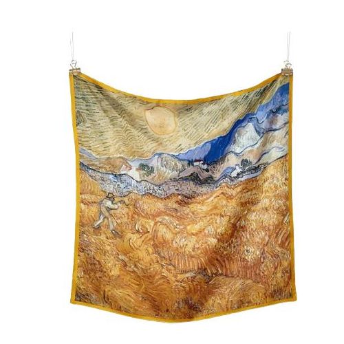 Soft Natural Silk Scarf is an elegant accessory that adds charm and sophistication to any outfit, perfect for various occasions.