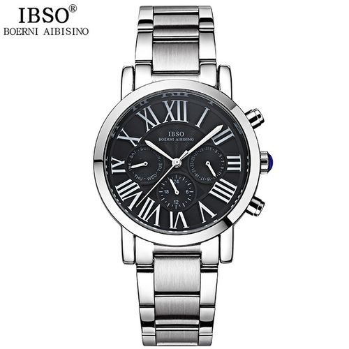IBSO-3960SS-Black Stainless Steel Men Ca... - (999)