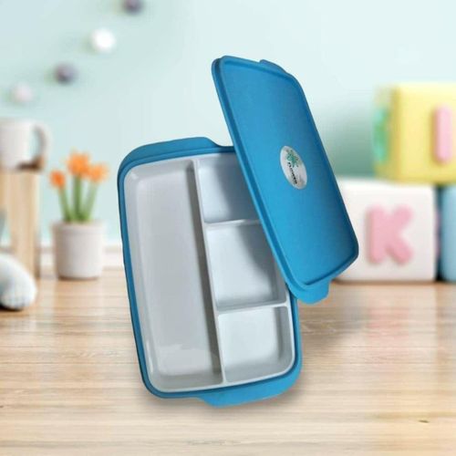 2 Tier Divided Lunch Box Large Meal Container for School and Work Safe Storage