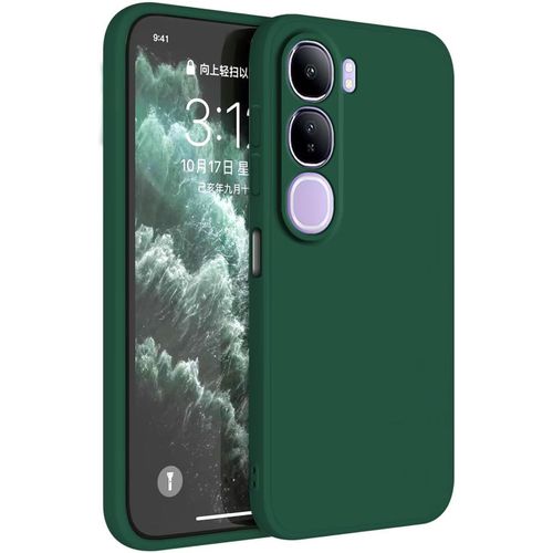 Case for Vivo Y21d / Y31 5G / Y31e 5G (6.72 inches) Protective TPU Silicone Skin Cover - Dark Green