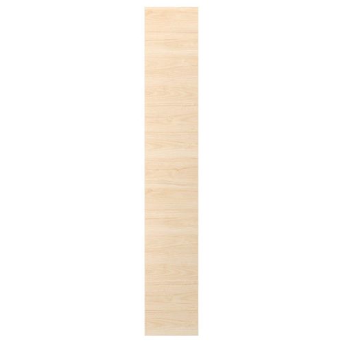 Cover panel ASKERSUND light ash front panel, rectangular, melamine-coated particleboard, 25-year guarantee.