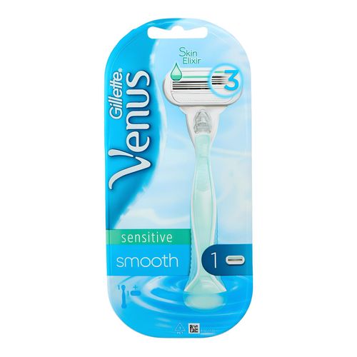 Venus, Skin Elixir, Sensitive, Smooth, 3 Curve-Hugging Blades - 1 Refill