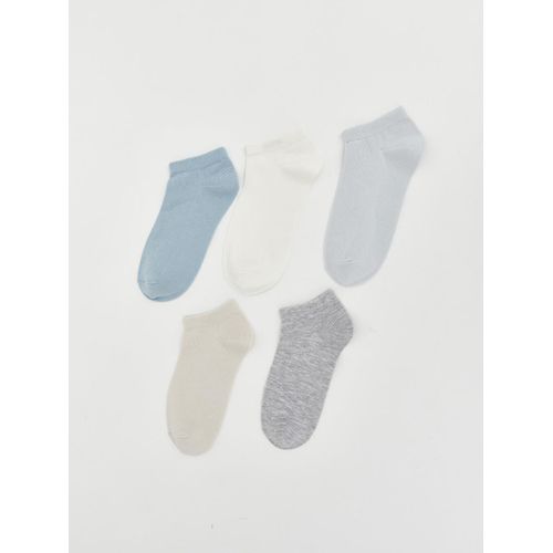 Women's Plain Trainer Socks 5-Pack