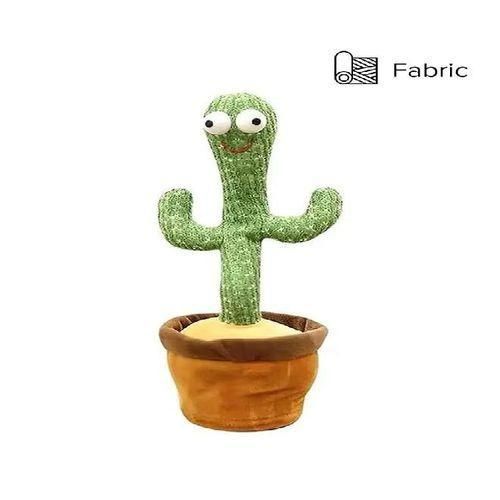 Dancing And Recording Cactus Plush Toy With 120 Songs + USB Charging For Kids - Packaging May Vary 32cm