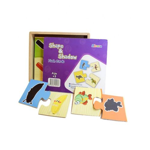 سعر iLearn Shapes and Shadows Flash Cards - Wooden Package فى مصر ...