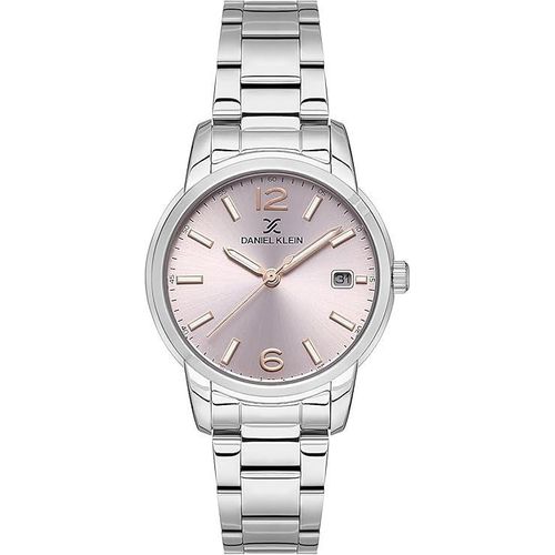 Women's watch stainless steel pink dial DK.1.13632-3