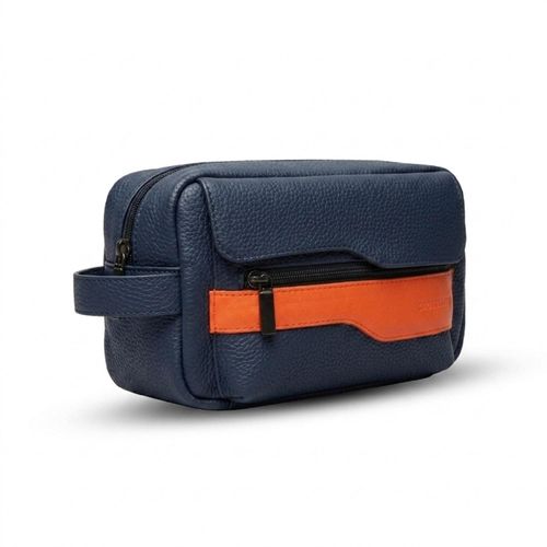 Men’s Leather Handbag – Premium Leather Clutch Handbag- Interior Card Slots and Hand Strap