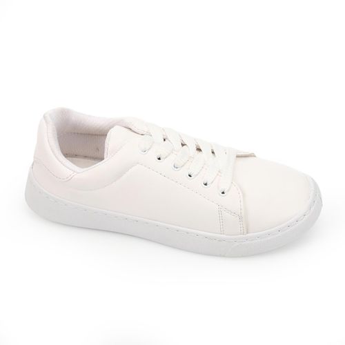 Clean Look White Sneakers - White