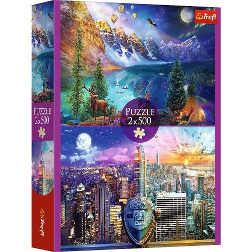 Trip Around America Puzzle (2x500) Pieces - 37500