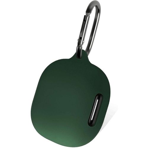 Compatible case for Anker Soundcore P40i headphones: Soft silicone shockproof protective case for Soundcore P40i wireless earphones with carabiner (green)