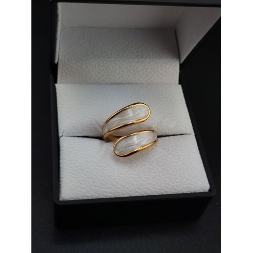 Mother-of-Pearl (Shell) Free-Size Open Ring
