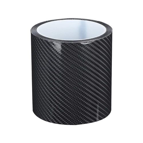 Carbon Fiber Car Door Edge Protection Sticker Anti Scratch Vinyl Wrap For Cars 10CM X 3M