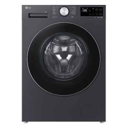 غسالة ملابس تحميل أمامي 10 كجم، محرك مباشر بتقنية الذكاء الاصطناعي، تقنية تربو ووش 360، بخار - F4X5RYG24 أسود