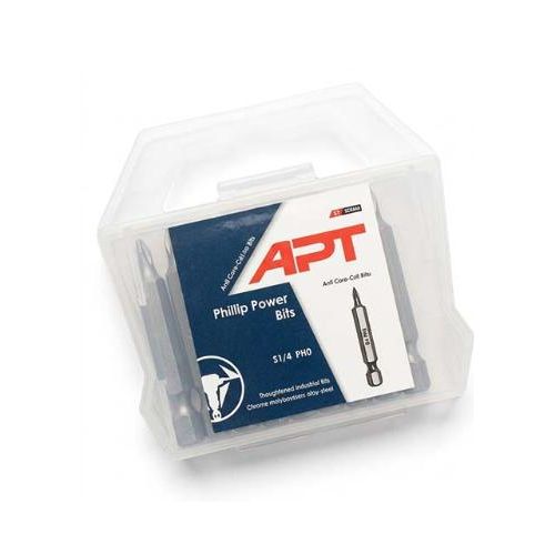 10-Piece 50mm PH1 One-Way Phillips Screwdriver Bit Set – AH2020500021