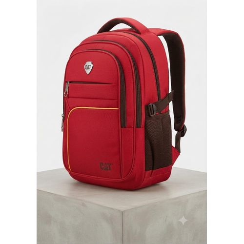 Challenger Backpack for work, study, and laptops - Red