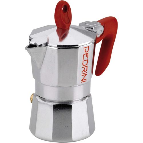Kaffettiera coffeemaker, 2 cups, Polished Aluminum, 9082