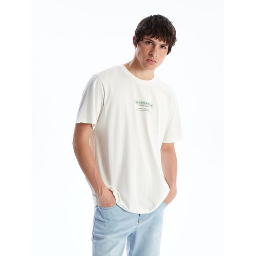 Crew Neck Printed Jersey Men's T-Shirt