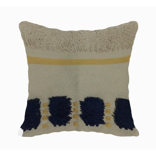 Decorative wool cushion cover- 50 x 50 cm- beige