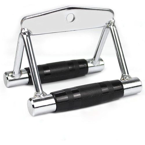 Double D-shaped cable extension for cable pull-ups, cable extension with non-slip grip, extension for pull-ups and weight training, cable extension for gym workouts