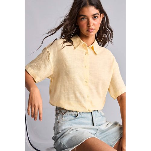 Regular Fit Shirt Collar Short Sleeve Shirt