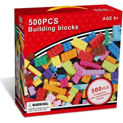 500-Piece Classic Building Blocks Construction Set for Kids