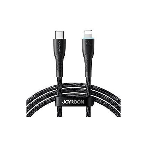 Joyroom SA32-CL3 Starry Series 30W Fast Charging Type-C to Lightning Data Cable, 1 Meter – Black