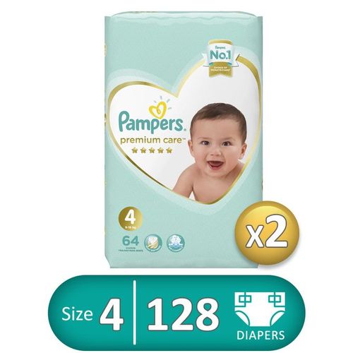 Premium Care Diapers - Size 4 - 2 Packs ... - (70)