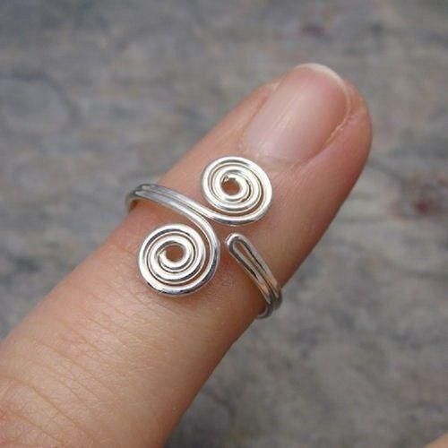 Handmade Silver Ring - With The Same Shape Ring As A Gift