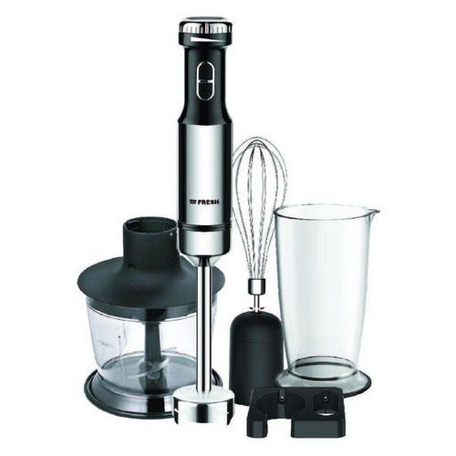 Hand Blender, 800 Watts, Chopper, Egg Beater, 11442, HP-800FO - Silver Black