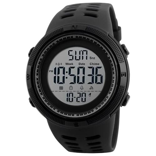 Watch Quartz Waterproof Wristwatches 1251 Black Light Screen