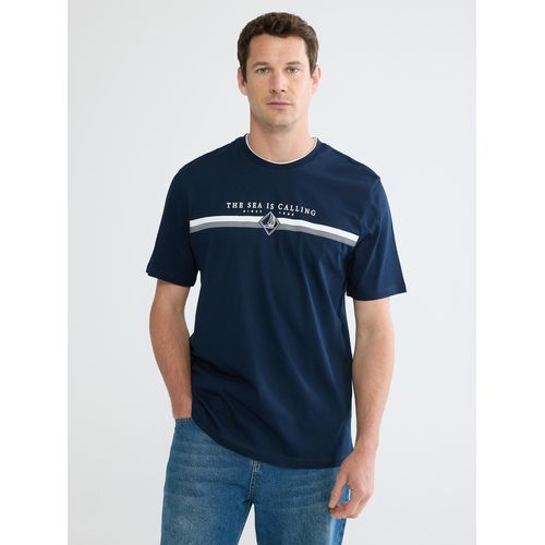 Crew Neck Printed Men's T-Shirt