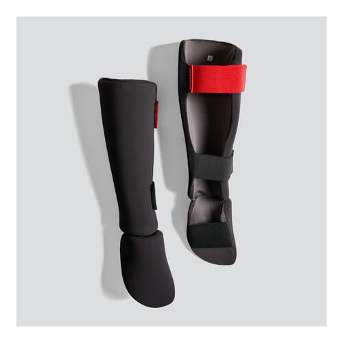 Adult Kickboxing Shin And Foot Guard 100 Ergo