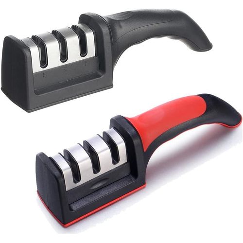 Kitchen Knife Sharpener Adjustable 4 in 1 Manual Knives and Scissor Sharpener Professional Blade Sharpening Tool Sharpener Stone
