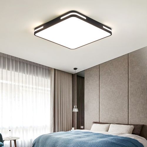 Modern Ceiling Light Unit ِِ - Ceiling Tiles Light 40 Cm Black