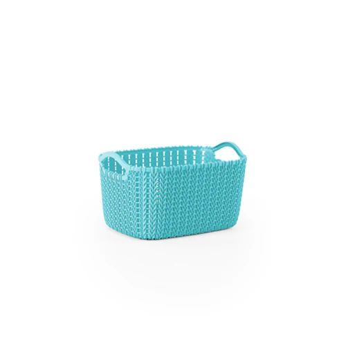 Palm Bread Basket Large Baby Blue