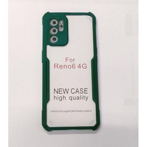 Oppo Reno 6 4G TPU Full Back Cover Hard - Dark Green