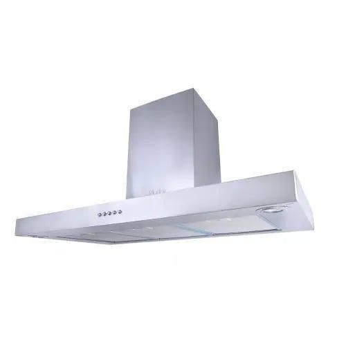 Kitchen Extractor Hood, Built-in, 60cm, 650 m/h Suction Power, 3 Speeds, LED Lighting, Flato X 60cm - Silver