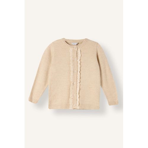 Regular Fit Crew Neck Cardigan