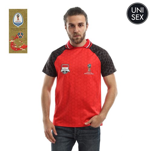 Unisex- Egypt World Cup 2018 T-Shirt - R... - (24)