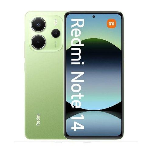 هاتف ريدمي نوت 14 ثنائي الشريحة، سعة تخزين 256 جيجابايت، ذاكرة وصول عشوائي 8 جيجابايت، يدعم شبكة الجيل الرابع LTE - أخضر ليموني