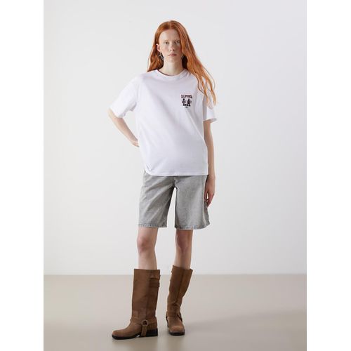 Crew Neck California Printed Women's T-Shirt
