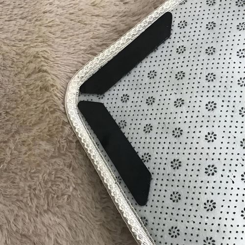 Secure Floor Mat Holders - 8-Piece Silicone Rug Stabilizer Set, Washable and Reusable, Designed to Resist Fading and Displacement, Ideal for Keeping Carpets in Place