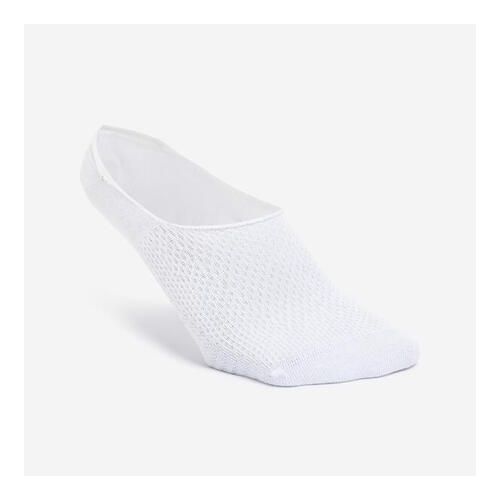 Invisible socks, pink and white, pack of 3