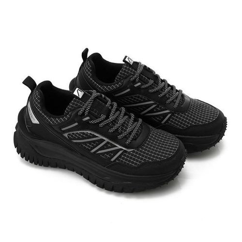 TerraStride Trail Sneakers - Black & Grey