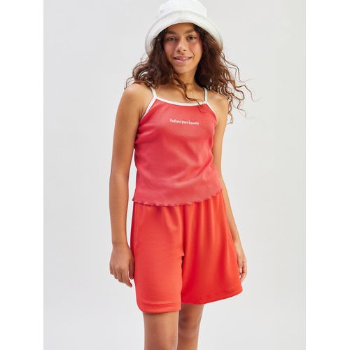 Square Neck Strappy Girl Tank Top