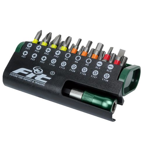 19 Piece Screwdriver Bit Set with Magnetic Quick Release Holder