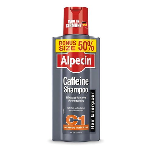 Alpecin, Caffeine Shampoo, C1 Reduces Hair Loss, Stimulates Hair Roots During Washing, With hair Root Activator - 375ML
