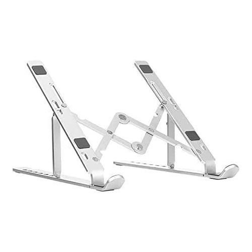 Laptop Stand Aluminum 7 level Adjustable - silver