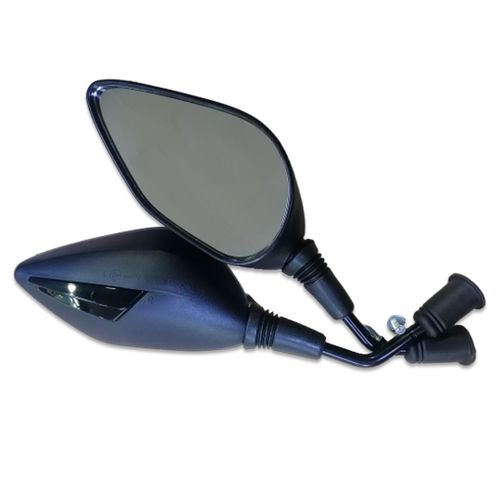 ST Motorcycle & Scooter Mirror Set - Sporty Design & Clear Vision